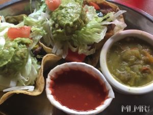 Vegan tostadas at Tomasistia's