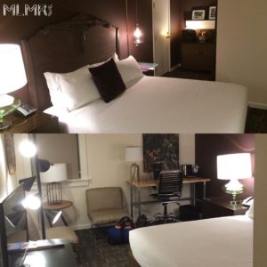 Hotel room at Hotel Vintage Portland