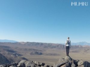 Phil with his water pack hiking