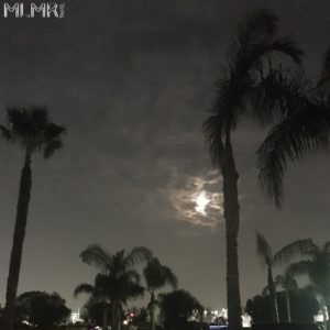 View at night from the RV resort