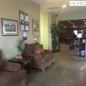 Inside the main building