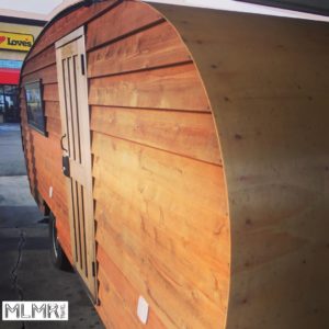 The tiny trailer home at Love's Travel Stop