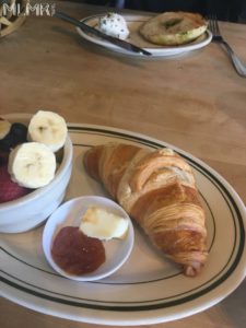 Food at the Wile Plum Cafe