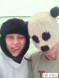 Kelsey and Phil Winter Camping