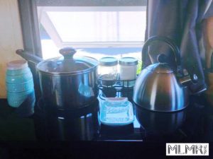 Kitchen in the Trailer