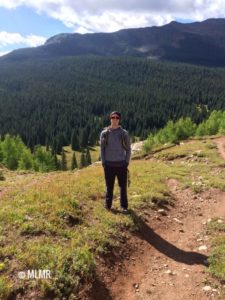 Phil hiking at Molas Lake