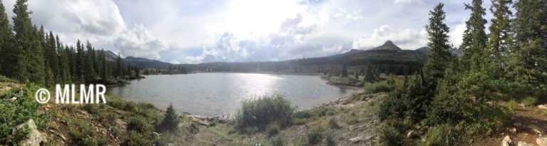View from camp ground at Molas Lake