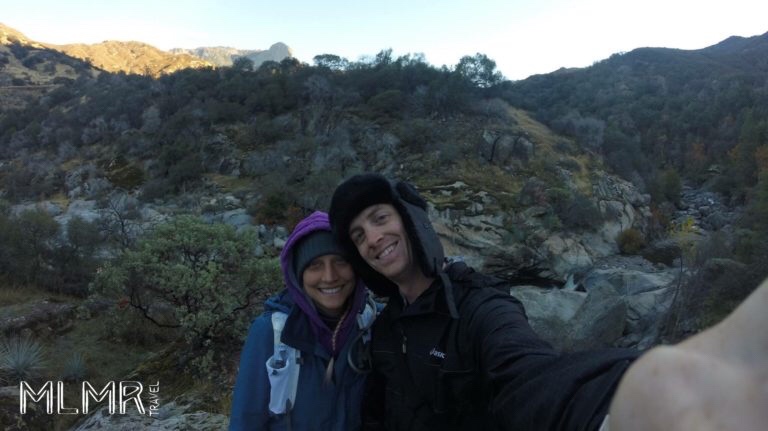 Kelsey and Phil hiking