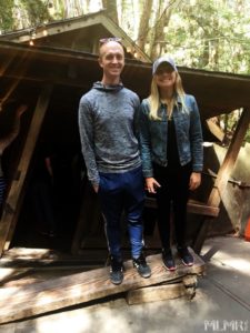 The tilted house at the Mystery Spot
