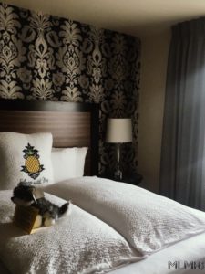 Staypineapple hotel room is Seattle, Washington