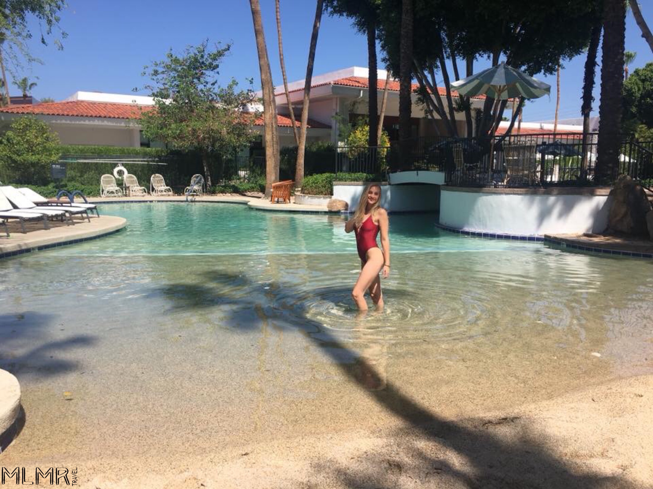 Sand bottom pool in Scottsdale