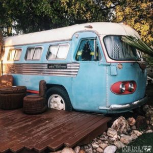Old bus as a tiny home