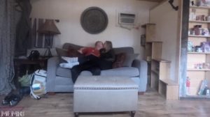 Phil and Kelsey in a Tiny Home