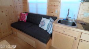 Couch in the San Jose Tiny Home