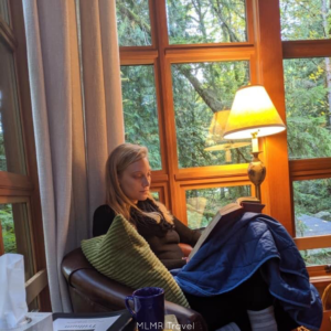 Reading a Book in a Treehouse