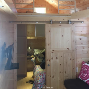 Separated Tiny Home Bedroom