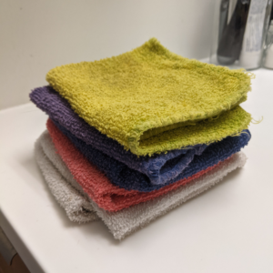 Eco Friendly Cotton Rags of various colors