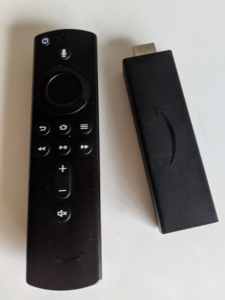 Black streaming device and mini remote
