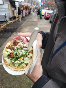 Gyyro from a Food Trucks in Downtown Portland